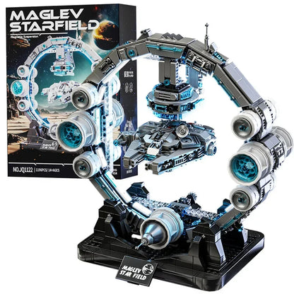 Maglev Starfield – Schwebendes Raumschiff Klemmbaustein-Set (1196 Teile)