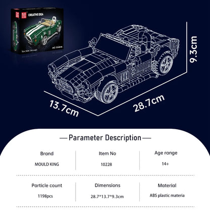 Mould King 10228 – AC Cobra (1198+ Teile)