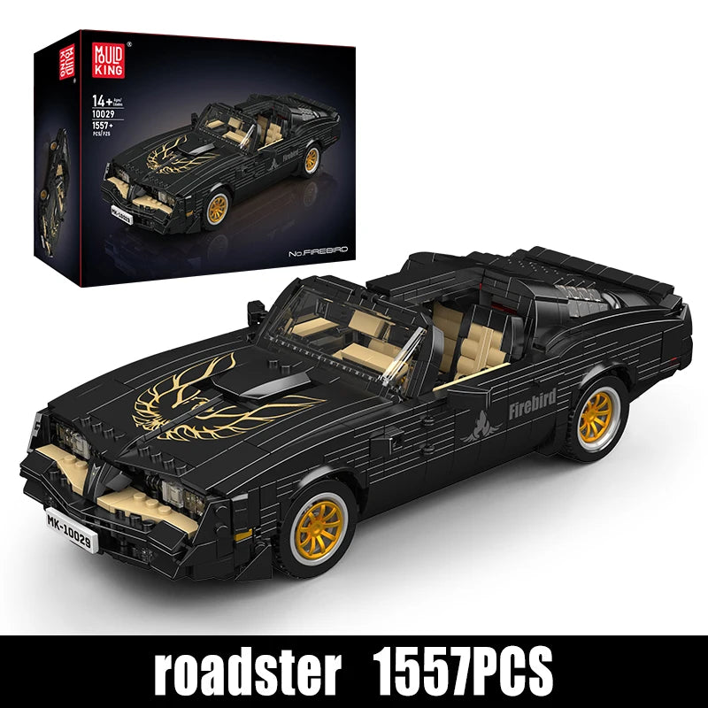 Mould King 10029 MOC Firebird 1557 Teile