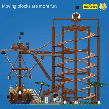 Mould King 11013 – Pirate Ship Roller Coaster (2174+ Teile)